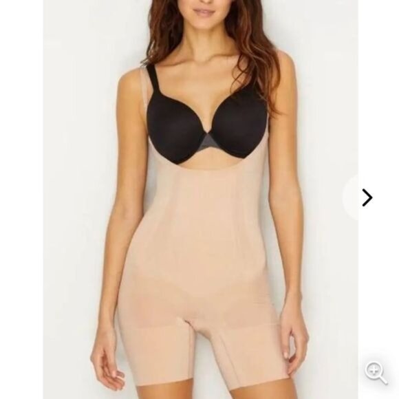 SPANX Other - Spanx ONCORE OPEN-BUST MID-THIGH BODYSUIT SIZE 3X